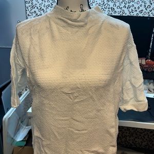 Alfani Neo Glow shirt white with silver new with tags